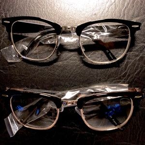 Two pairs reader glasses, 1.5x strength